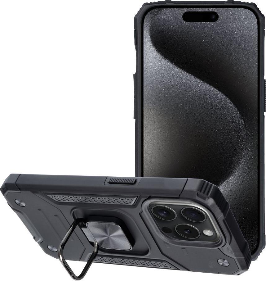 NITRO puzdro na mobilný telefón vhodné pre IPHONE 15 Pro čierne