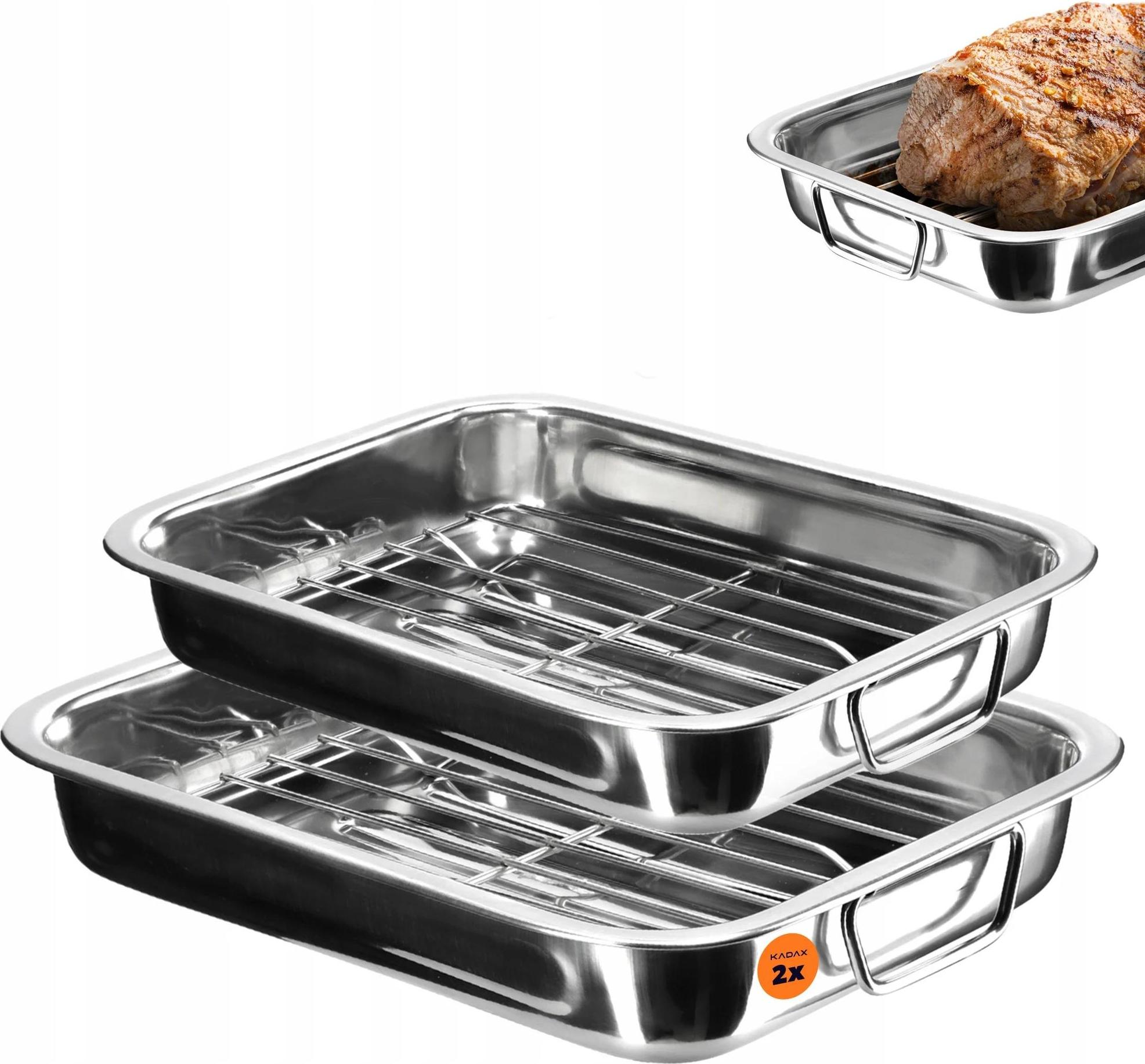 Backformen - Kuchenformen - 2er-Set 30 cm und 35 cm - Metall - CE/EU