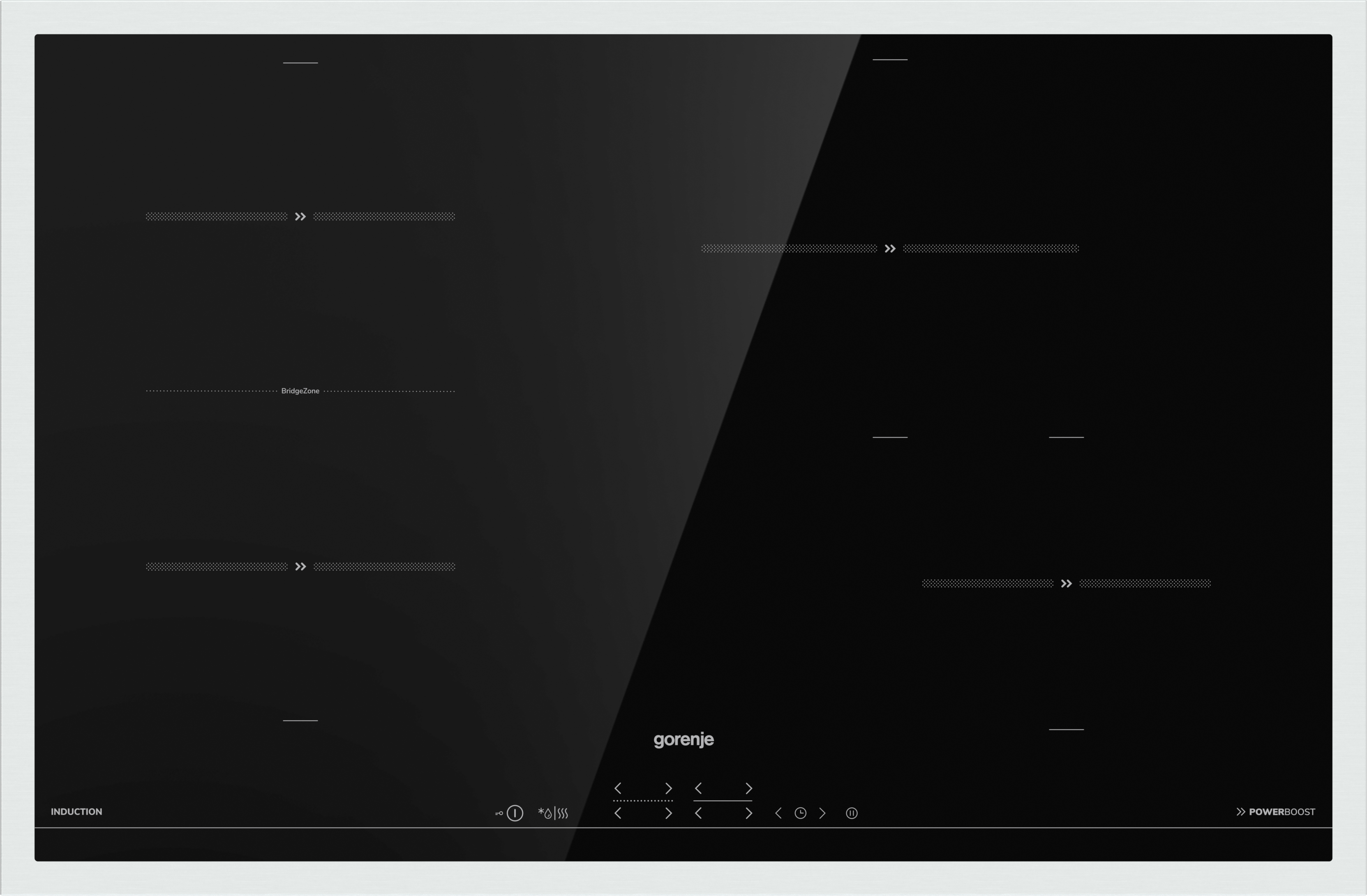 Gorenje IT843BX, Čierna, Vstavaný, Indukčná varná doska so zónami, 4 zone(s), 4 zone(s), Bežné
