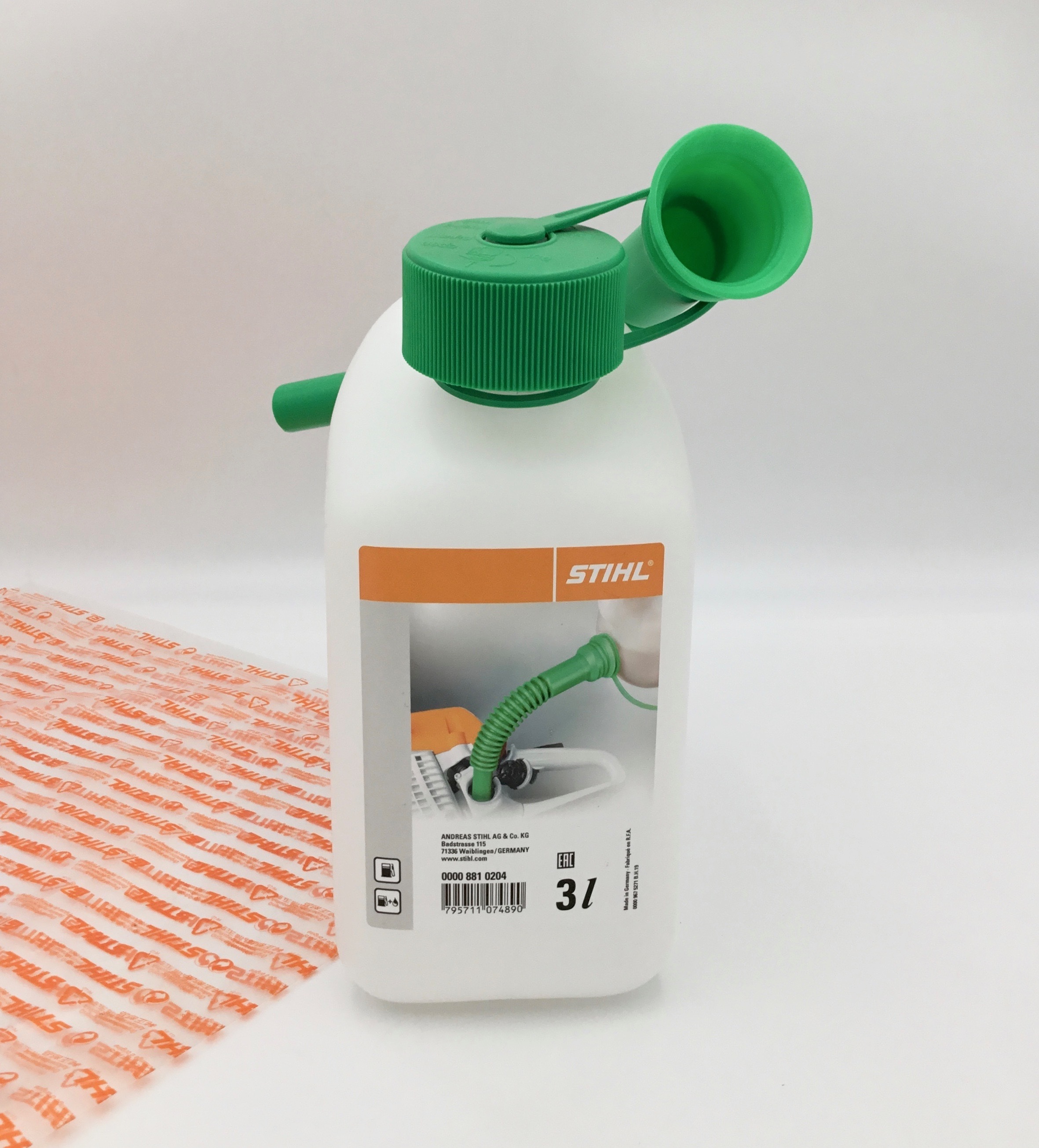 BIDON ESSENCE 3L /ATTACHE INCLUSE(20 AVRIL)