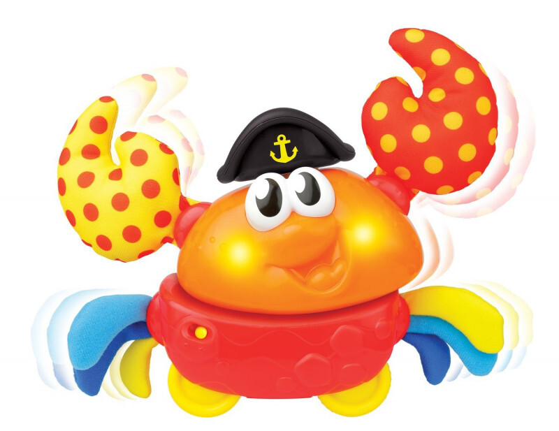 Markenlos Krabben schütteln und krabbeln gehen