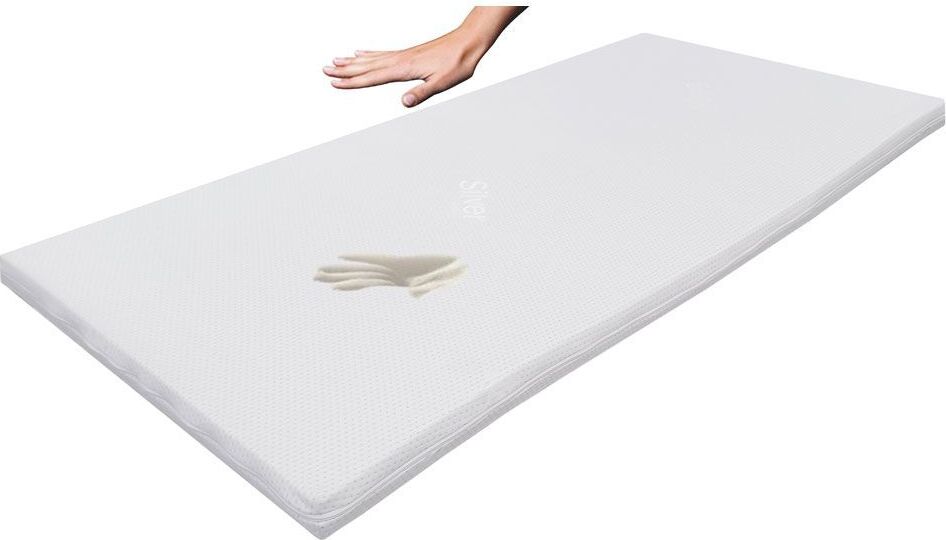 Matratzen Perfekt Topper 120x200cm Silver Fresh 6 cm hoch Viscoschaum mptfrs_1220si06_#