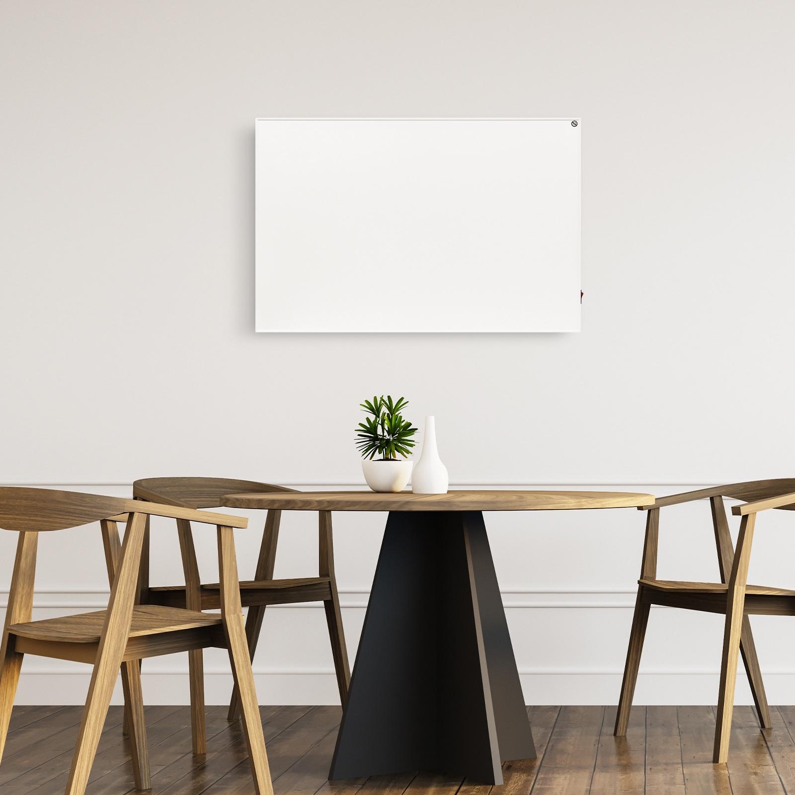 Infračervený ohrievač AIORBER 1050W nástenný ohrievač s termostatom energeticky úsporný vykurovací panel do obývačky kancelárie 1203x903mm biely