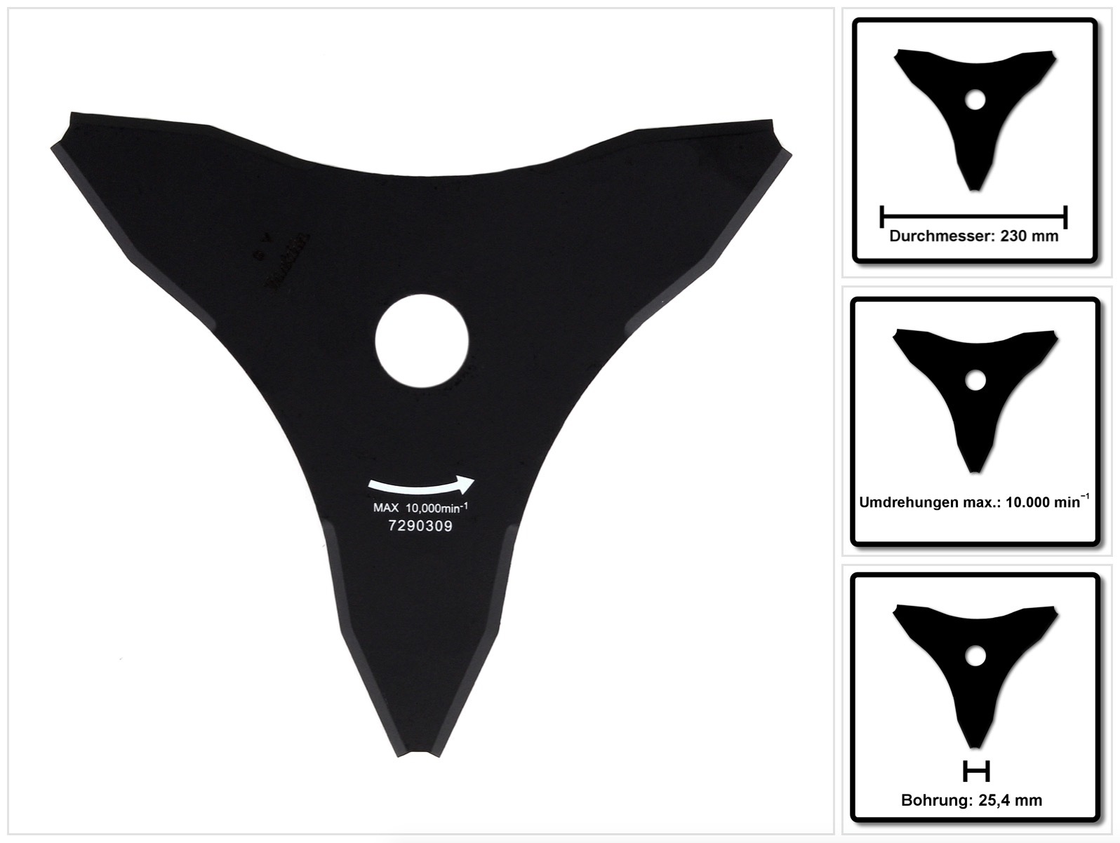 Makita Schlagmesser Ø230 mm 3T 195298-3