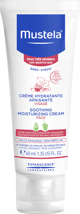 Mustela beruhigende Gesicht Feuchtigkeitscreme 40ml