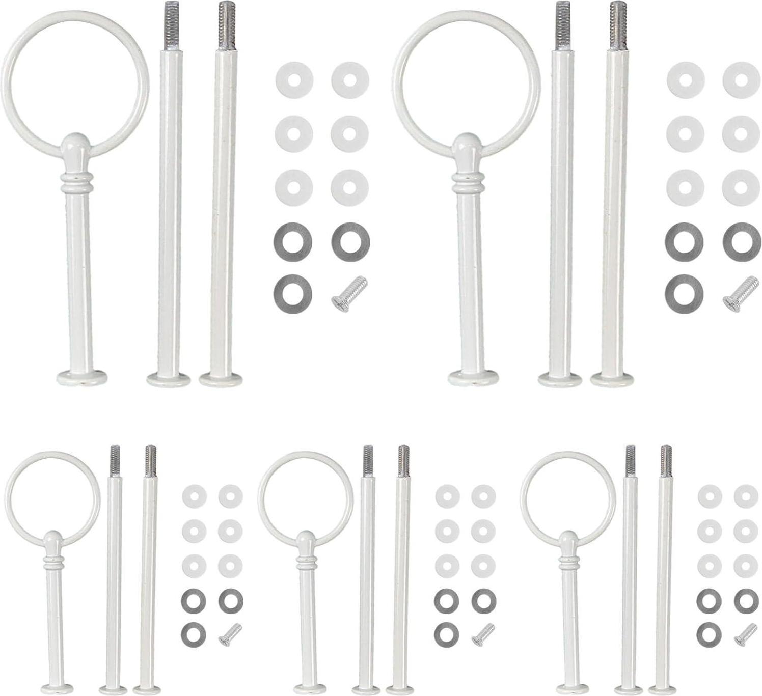 Sonstige 5er Pack Metall Etageren Stangen Set für Kuchen Desserts