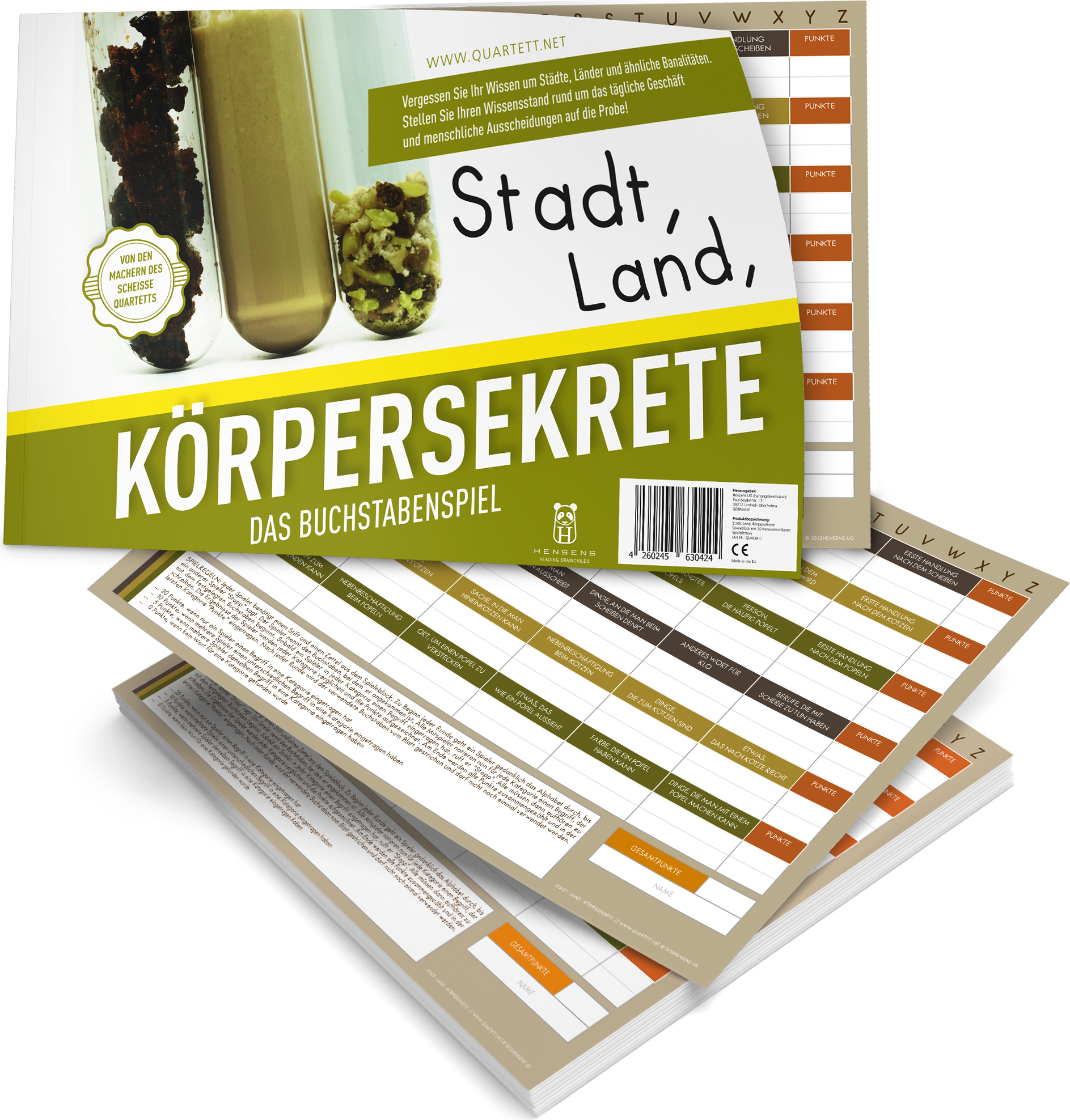 Hensens Stadt, Land, Körpersekrete QUAI041