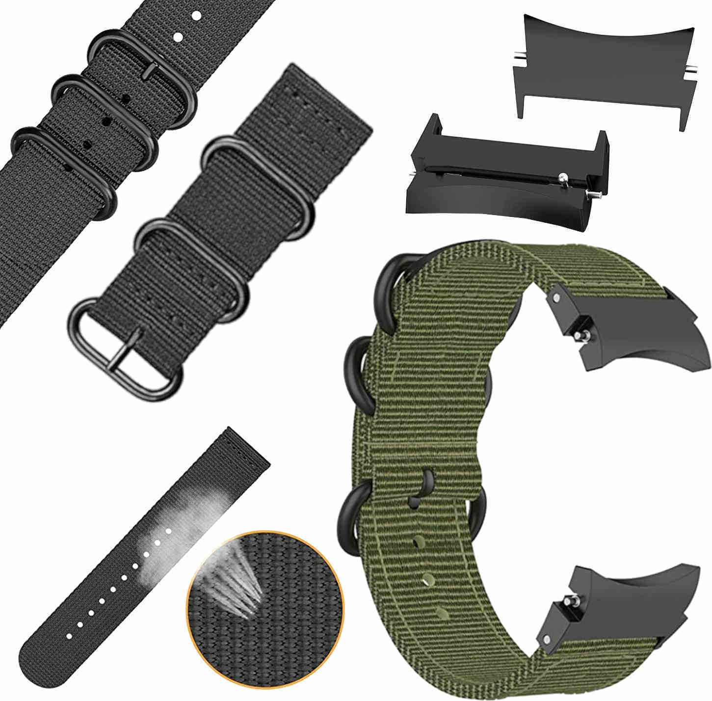 Pre Samsung Galaxy Watch FE 6 5 4 Normal Pro Classic Nylon Armband