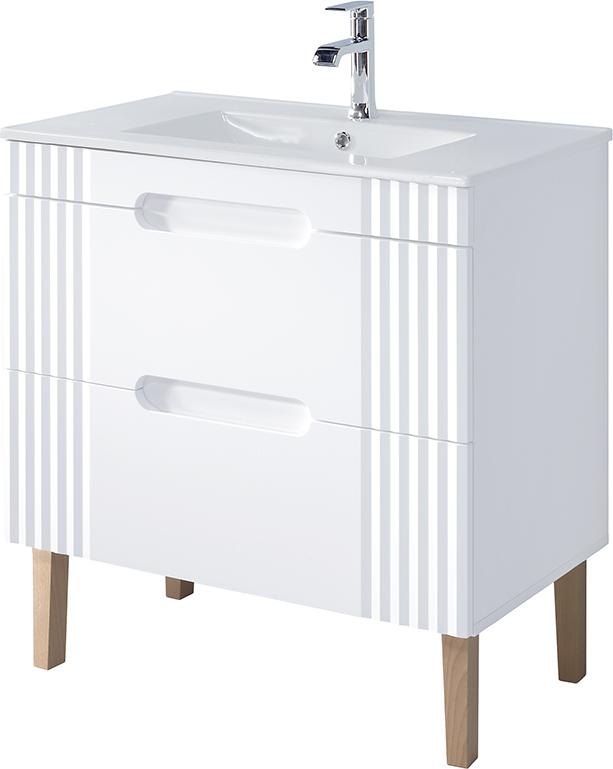 COMAD Badmöbel-Set 80Cm Mit Waschbecken - Eleganz Und Funktionalität COMAD-27725
