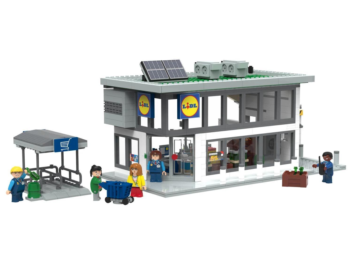 lupilu® Playtive Clippys Set LIDL Filiale Klemmbausteine 929-teilig