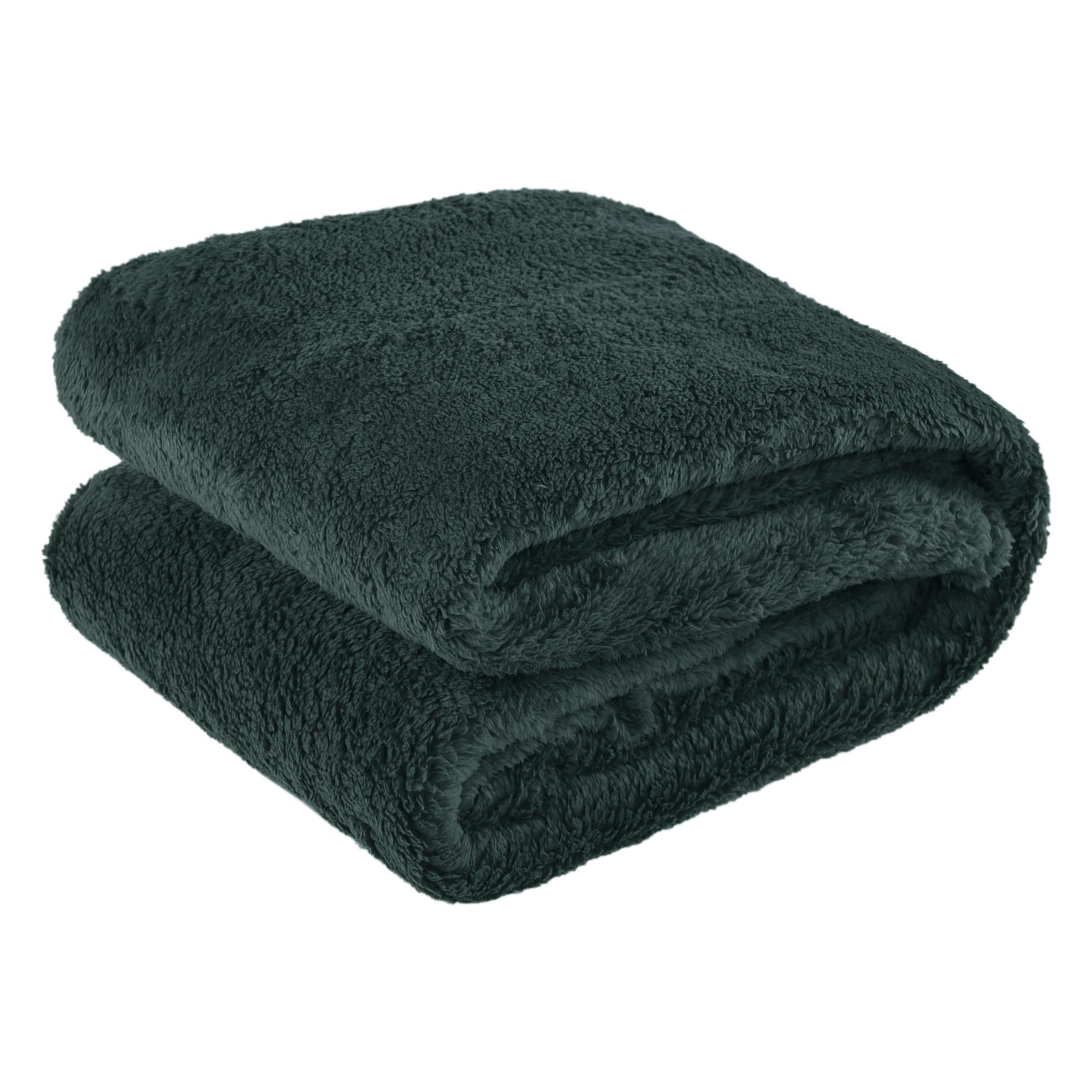 Teddy-Fleece-Decke Dormitio®, 150 x 200 cm, 100 % Polyester, 210 GSM, Mintgrün