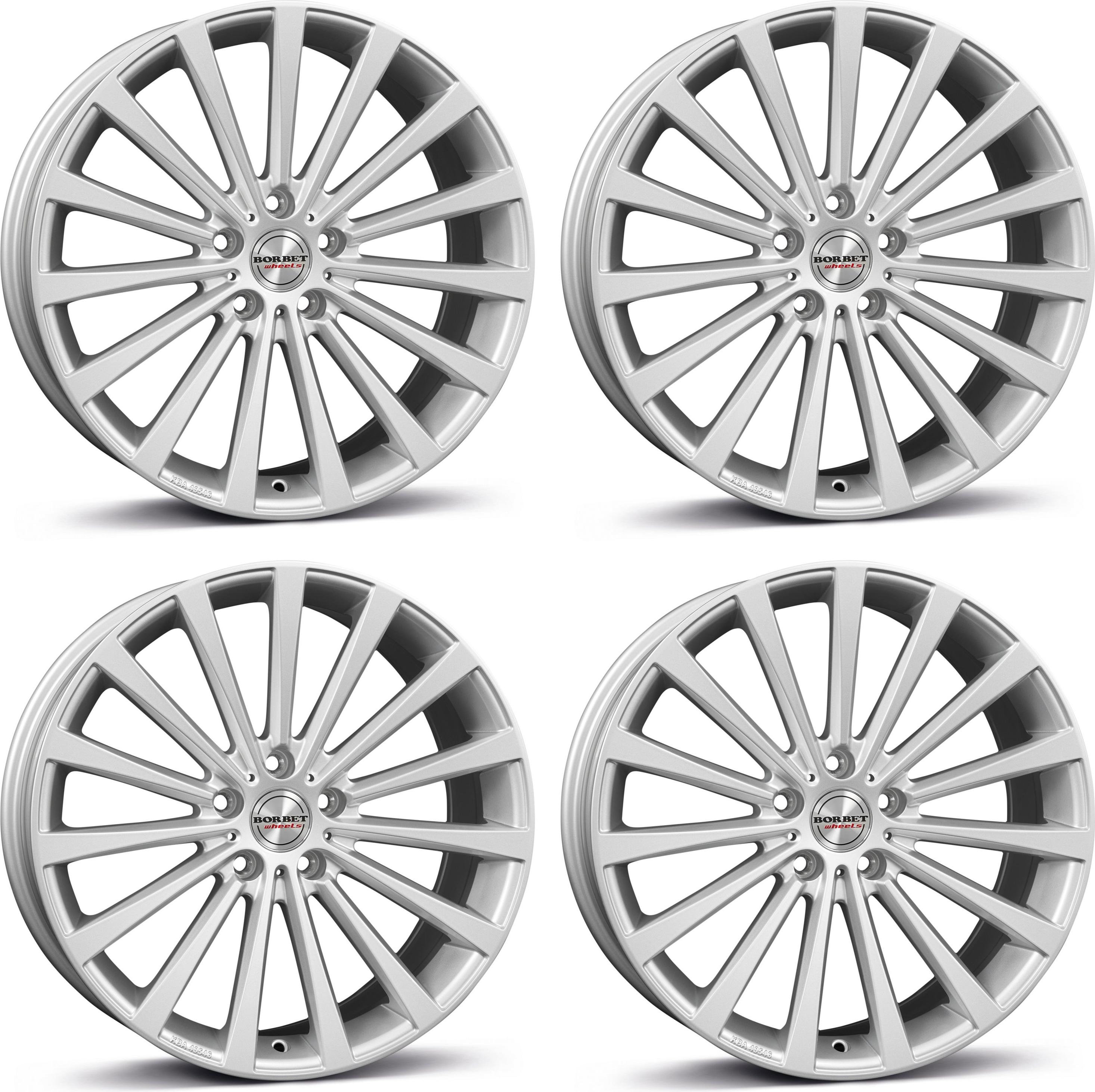 4 Borbet Felgen BLX 8.5x19 ET40 5x114.3 SIL für Infiniti M Q50 Q60 Q70 5x114.3 SIL für Infiniti M Q50 Q60 Q70 Aluräder 4-BLX 85940114,3572,5BS