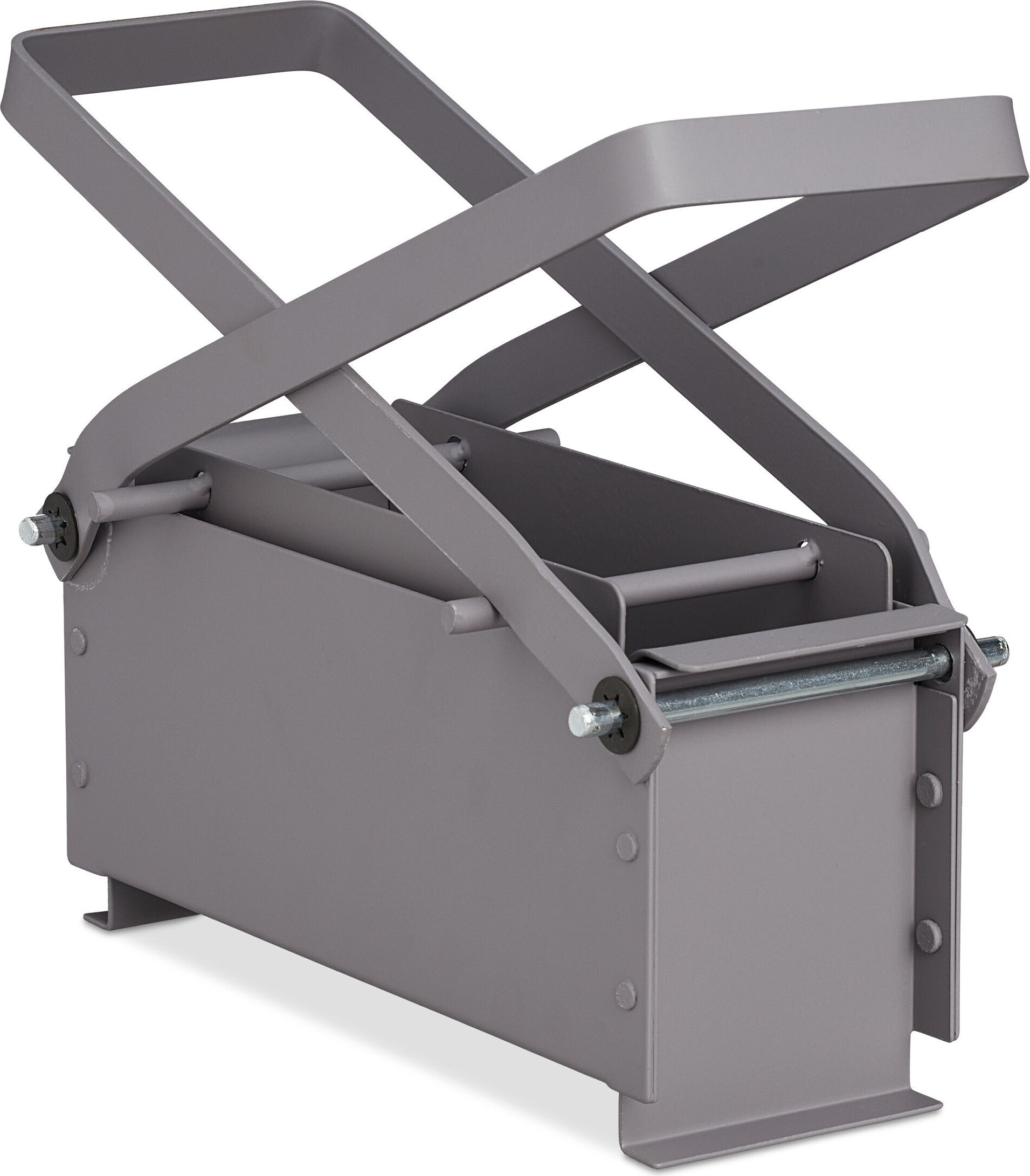relaxdays Graue Papierbrikettpresse 10046690_0