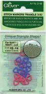 Clover Dreieckige Maschenmarkierer XS 2mm - 3.5mm