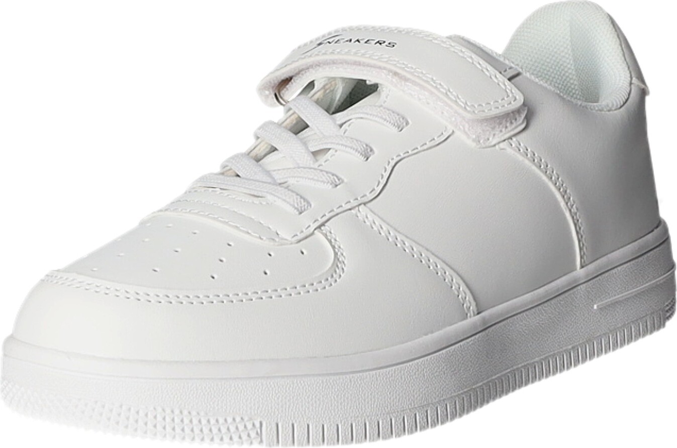 Sneakers Kinder-Jungen-Sneaker-Slipper-Klettschuh Weiß, Farbe:weiß, EU Größe:34 XA24011-WH