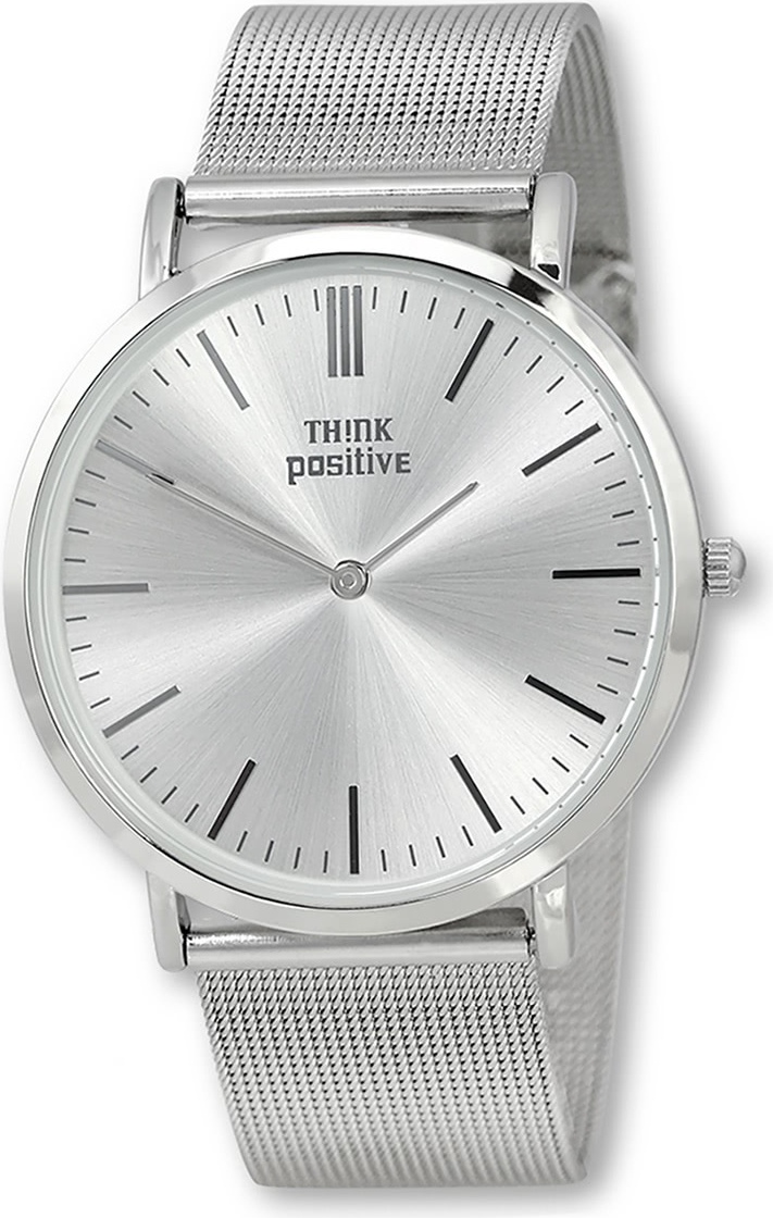 THINK positive dámske náramkové hodinky z nehrdzavejúcej ocele strieborné Fashion Classic D2UTP5055J