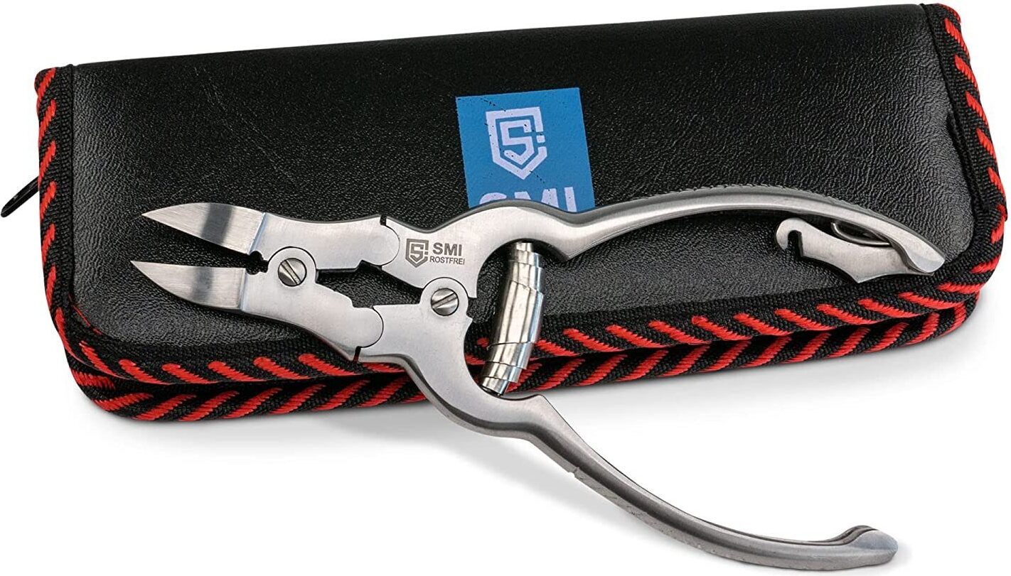 SMI Kopfschneider Für Fußnägel, 16 Cm – Mit Doppelter Übersetzung, Edelstahl, Für Dicke Nägel, Inkl. Etui