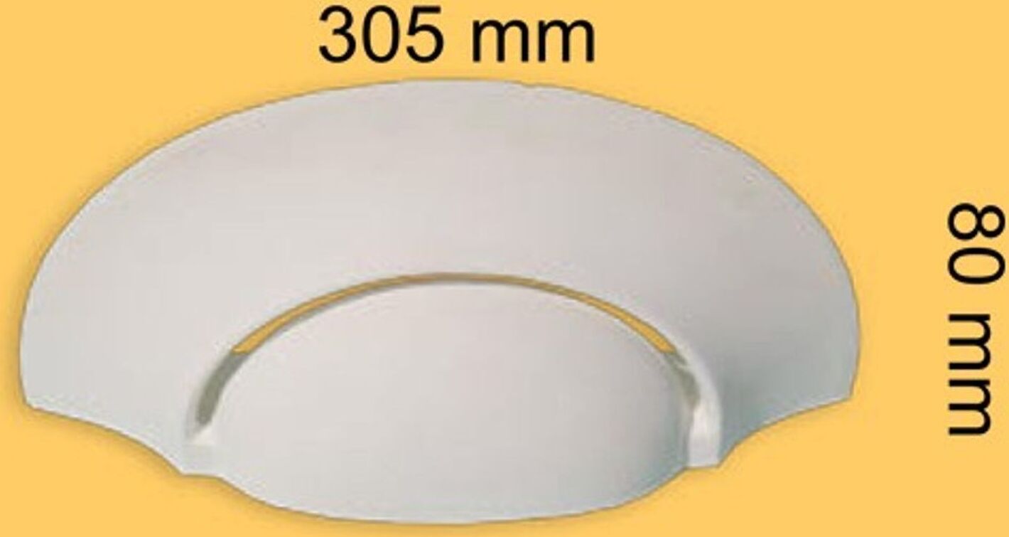 Buri Gips Wandleuchte bemalbar Wandlampe Gipslampe Gipsleuchte Dekolicht Stuck Optik, Modell:Gipslampe LA1 53f 0054d_53f