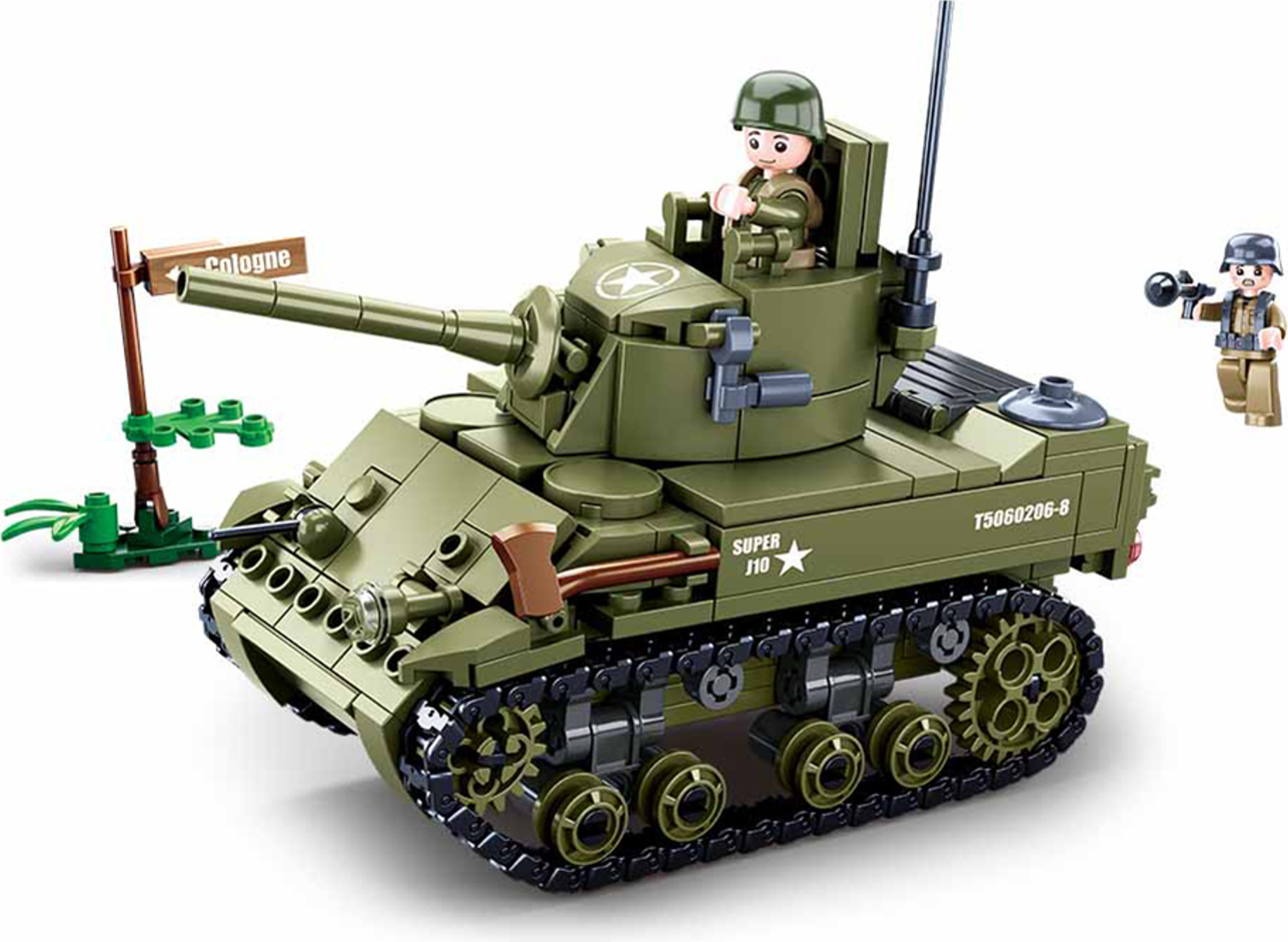Carro Veloce 33 M38 Sluban Italy Army - Carro Veloce 33 Tankette M38 - Maquette à Construire 182 Pièces