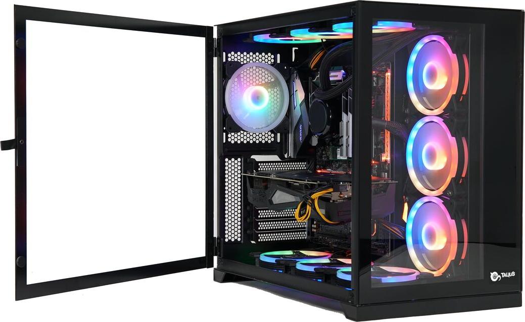 Big Buy Cooking Caja Semitorre ATX Talius Zeus CAJA ATX GAMING ZEUS BLACK RGB CRISTAL TEMPLADO USB 3.0