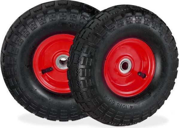 B2X Bag-Truck-Radsatz mit 2 Stahlfelgen