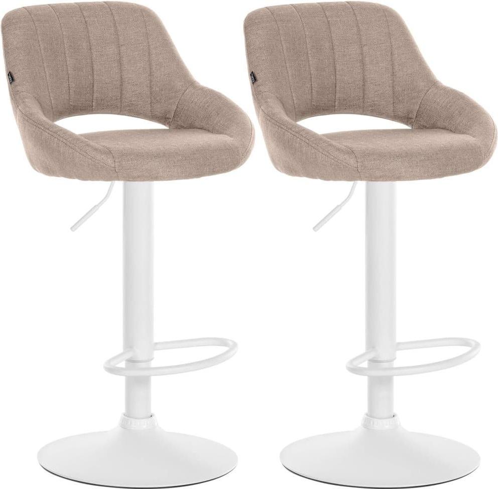 BellaFurn Set aus 2 Barhockern – gegenüberliegende Sitze – höhenverstellbar und um 360° drehbar 324424