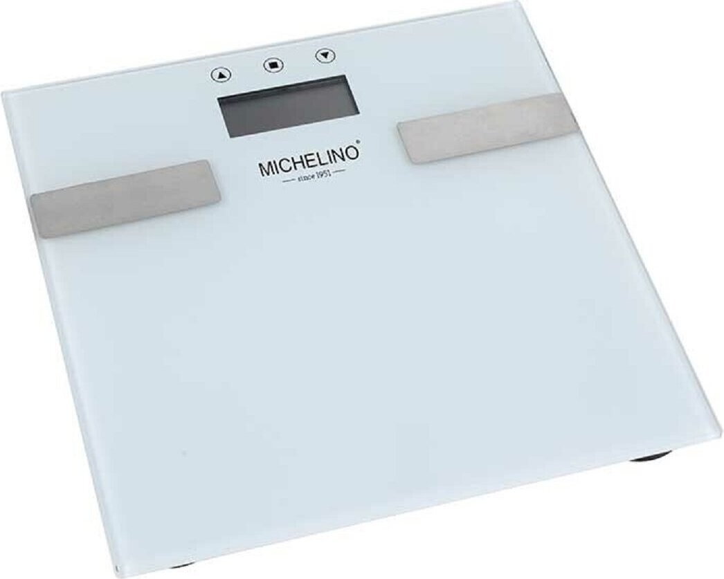 MICHELINO Personenwaage Standwaage mit Körperanalyse-Funktion LCD-Anzeige und rutschfest HTX-74999