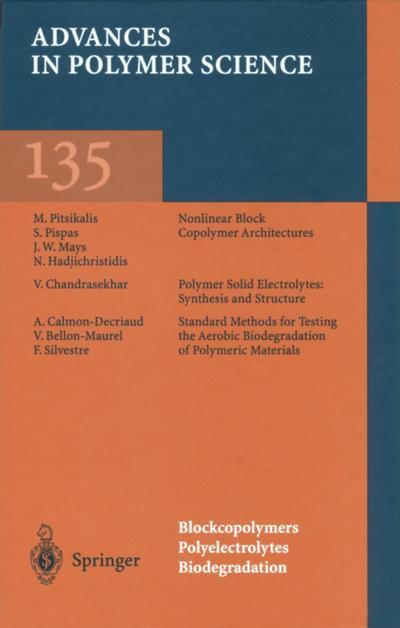 SPRINGER BERLIN Blockcopolymers, Polyelectrolytes, Biodegradation