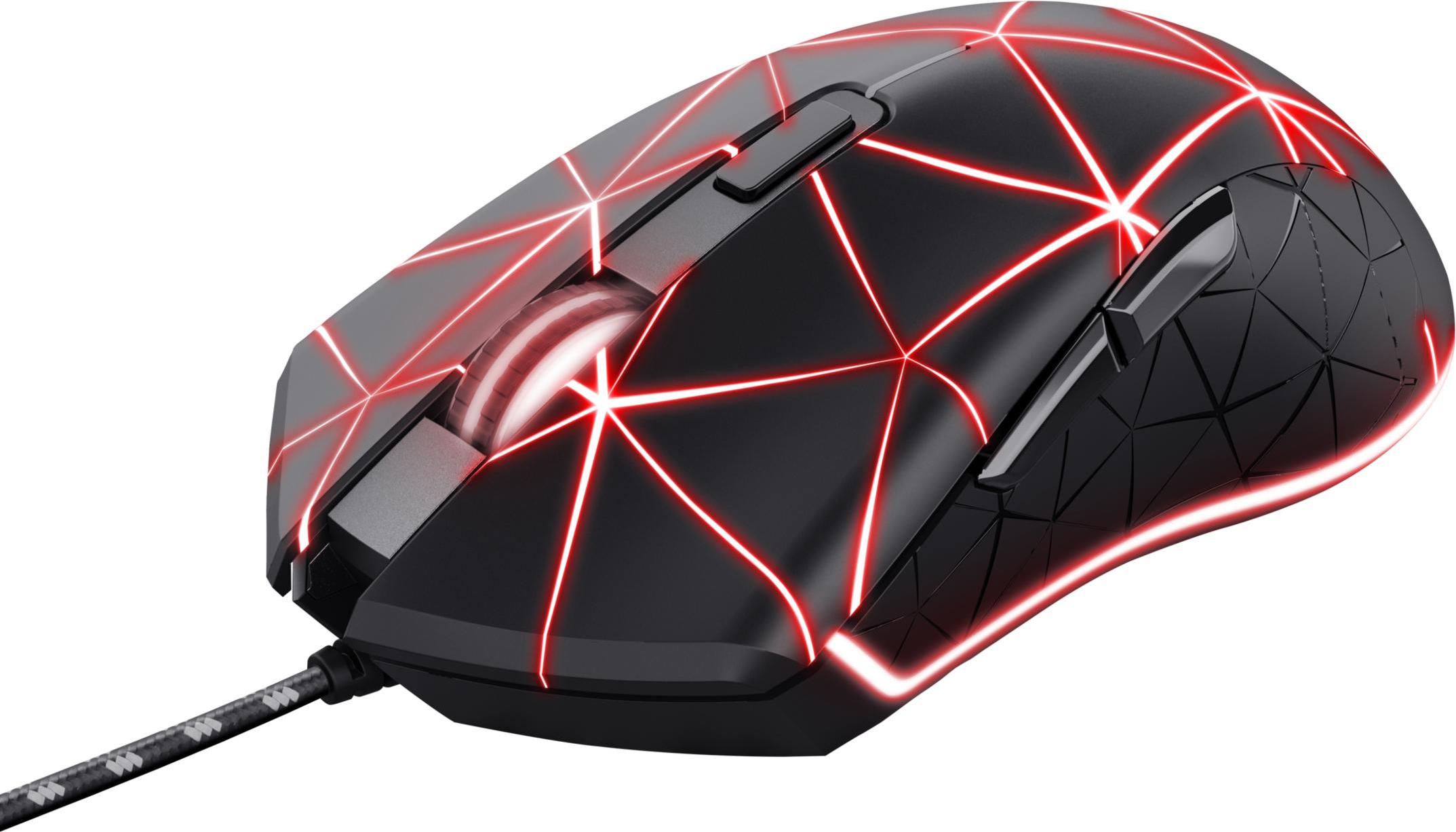 Trust Gaming GXT 133 Locx LED Gaming Maus (800-4000 DPI) 22988