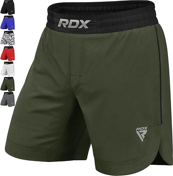 RDX MMA Shorts Sporthose Herren Kurz, Kampfsport Boxen Trainingshose Männer, Kickboxen Muay Thai Boxing Grappling Boxhose Sparring, Freefight Martial Arts Kampfshorts Fitness Laufhose Jogginghose MSS-T15AG-2XL+