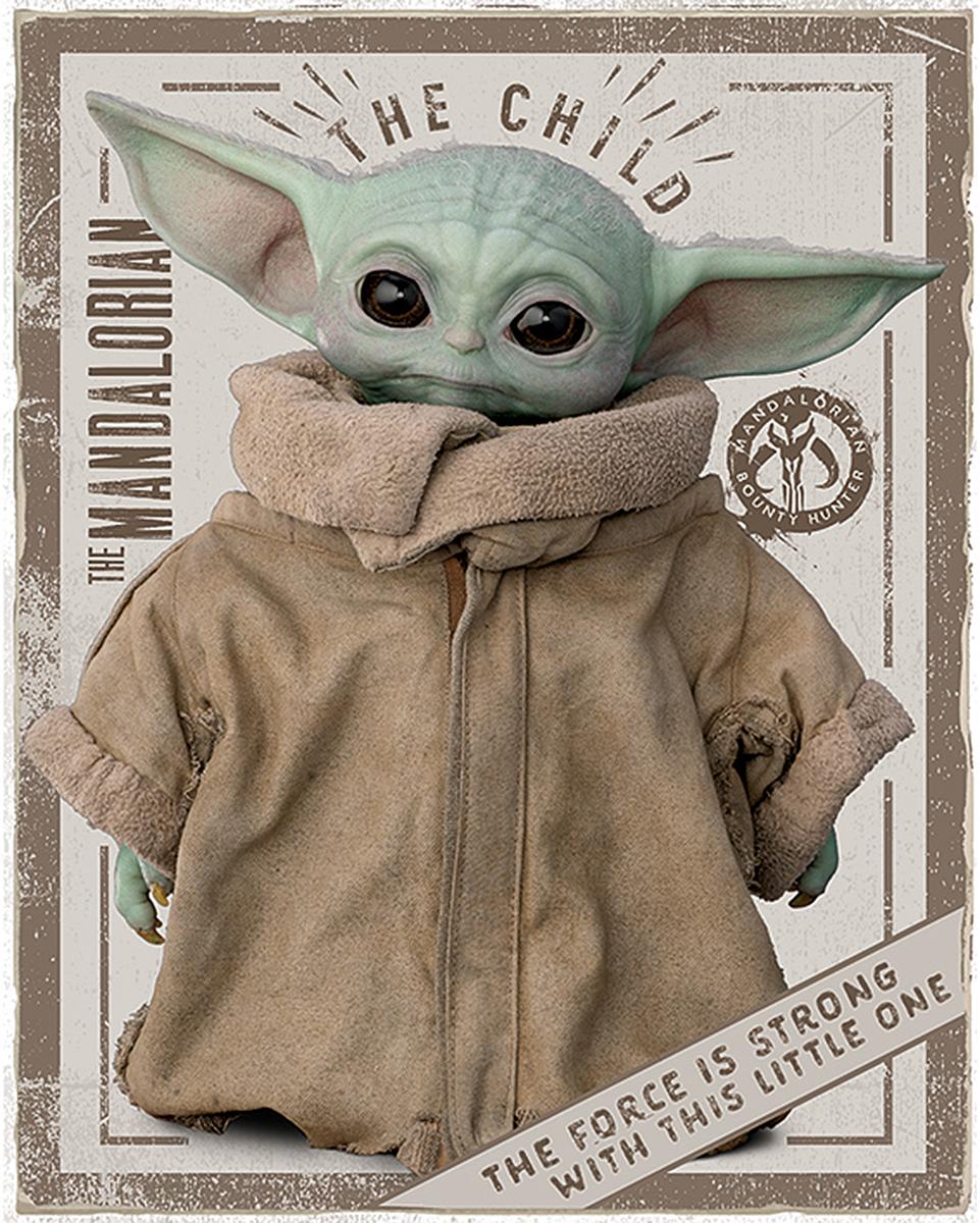 Star Wars Baby Yoda The Mandalorian Poster Offiziell Lizenziert 61x91.4cm Neu