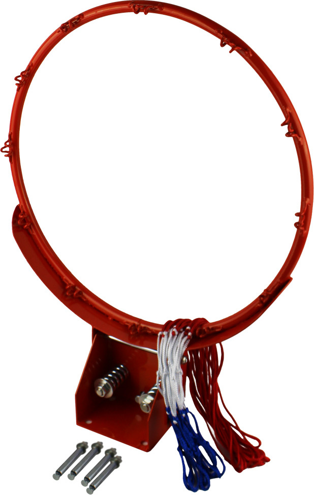 Basketballkorb MASTER 16 mm gefedert mit Netz MASSPSB-29