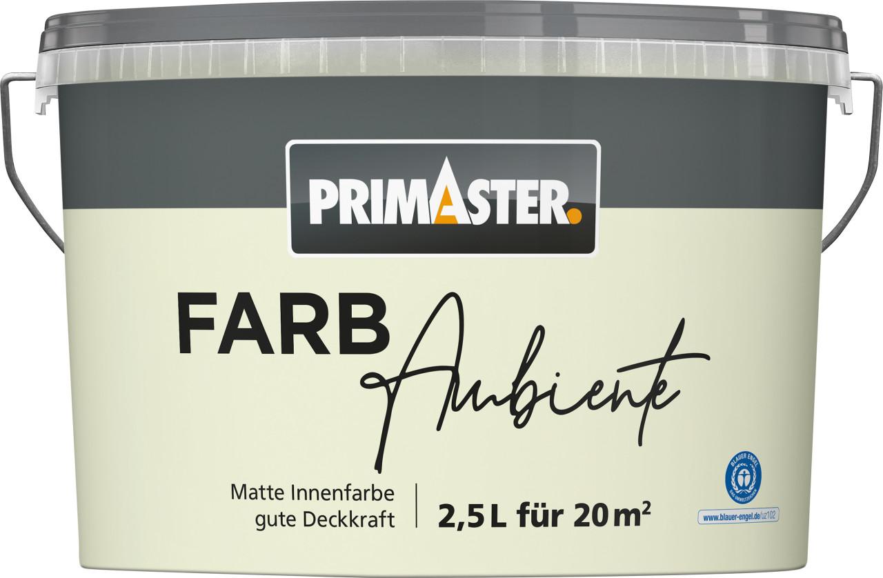 Primaster Farbambiente Wandfarbe matt pastellgrün 2,5 L