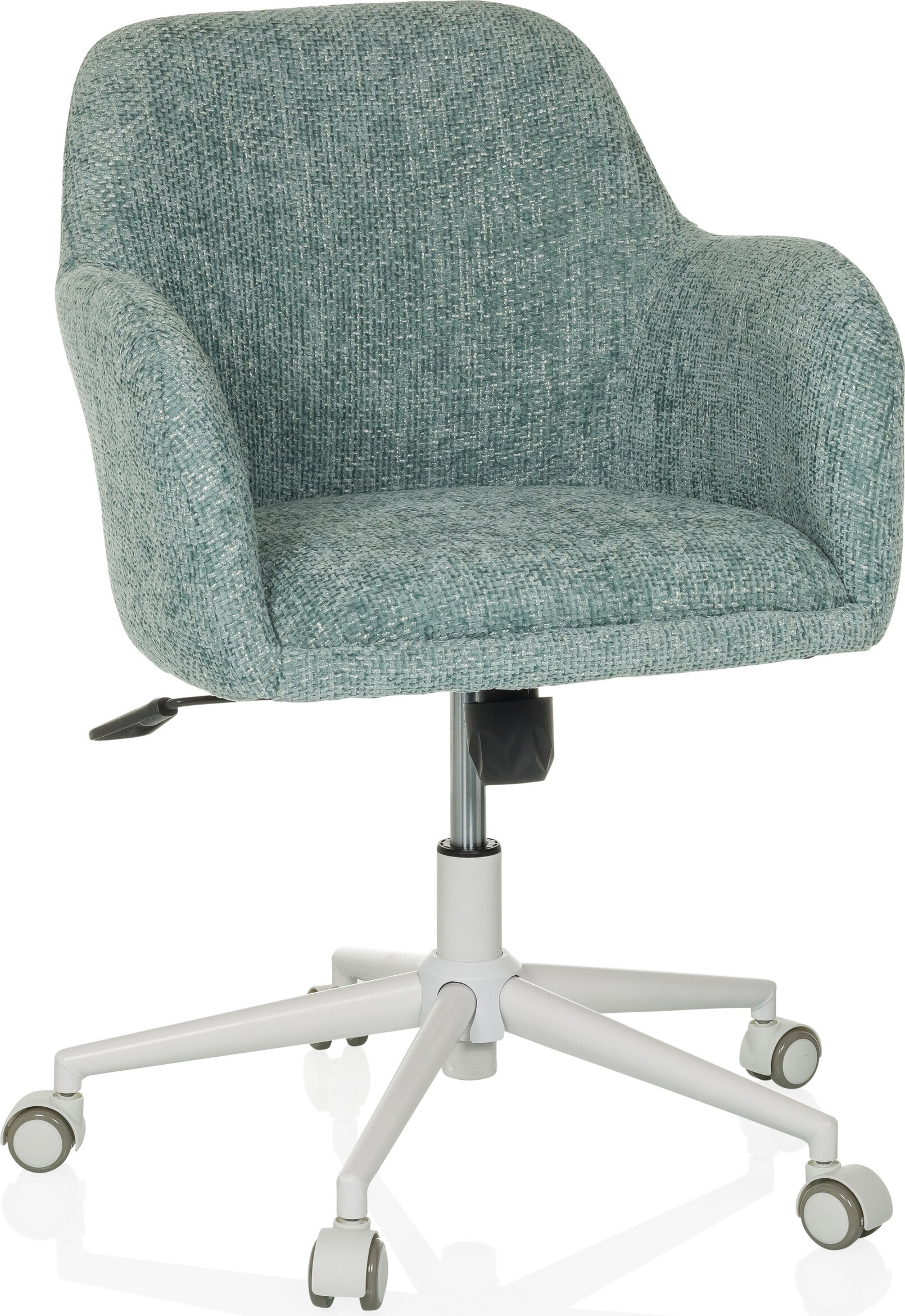 hjh LIVING Home Office Kancelárska stolička SOLAO HOME Kancelárska stolička s podrúčkami Látková otočná stolička