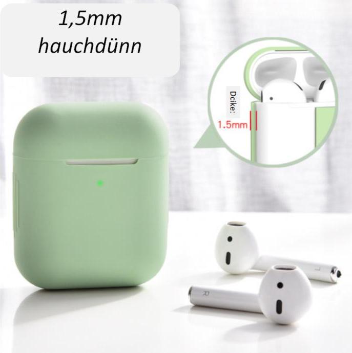 westwindstore Schutzhülle für AirPod der 1. und 2. Generation Grün
