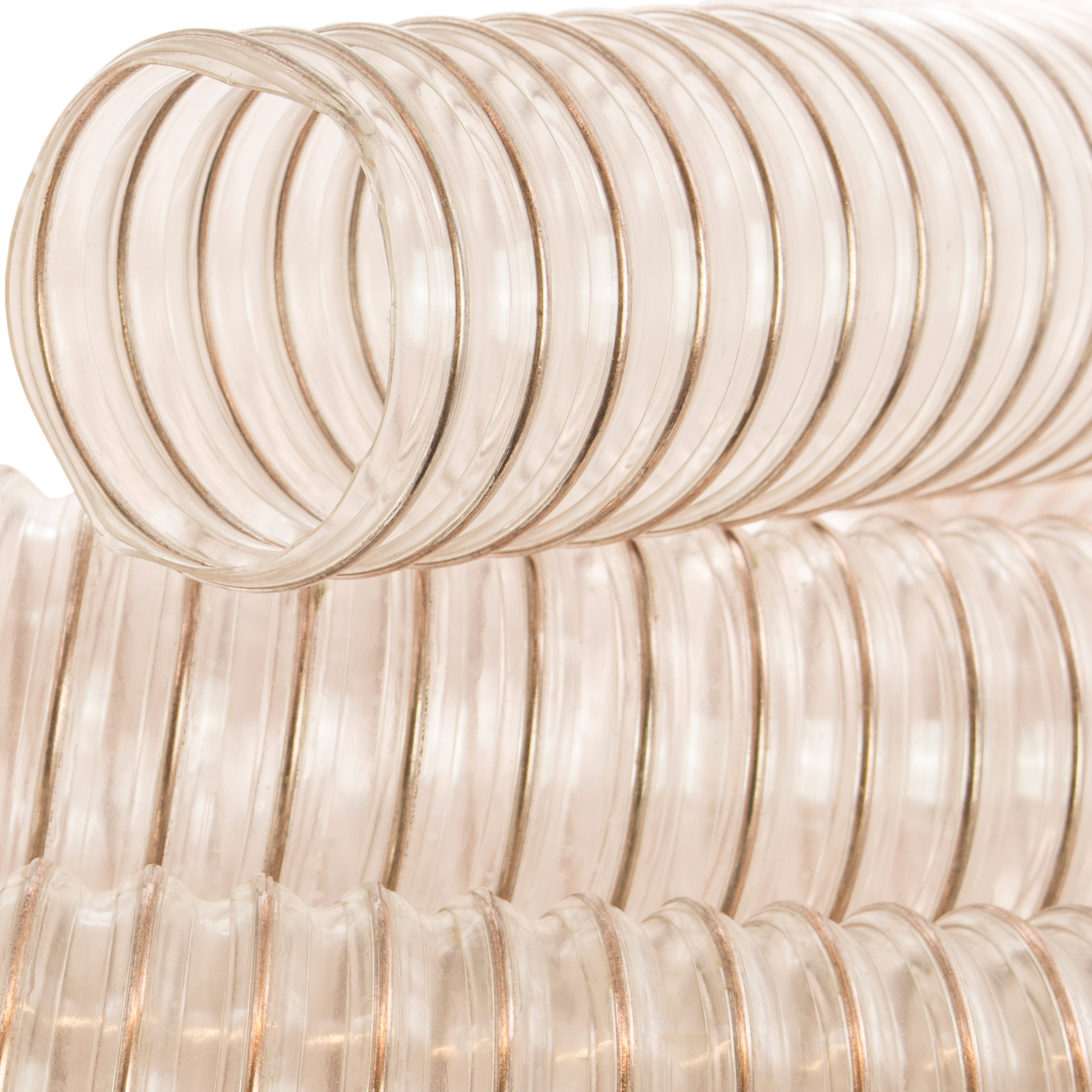 AWM Absaugschlauch Transparent 80 Mm – Schwer Entflammbar, Flexibel, Deutsche Qualität (0,4 Mm Wandstärke)