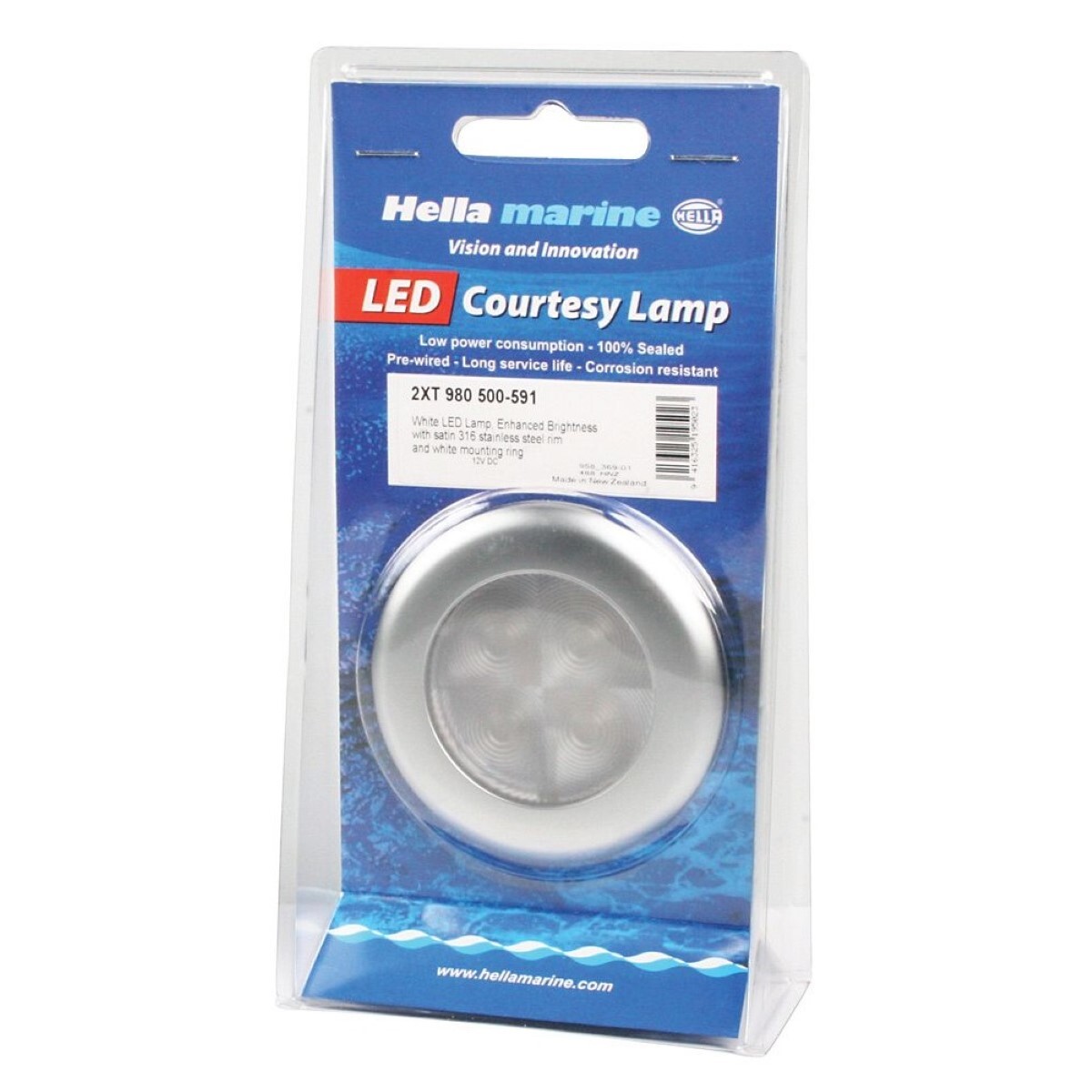 HELLA Marine Umgebungsleuchte LED IP67 weiß 2XT 980 500-091
