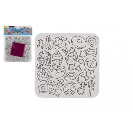 Teddies Kreatives Zauberset mit Folienbildern und Glitter im Beutel UN46677