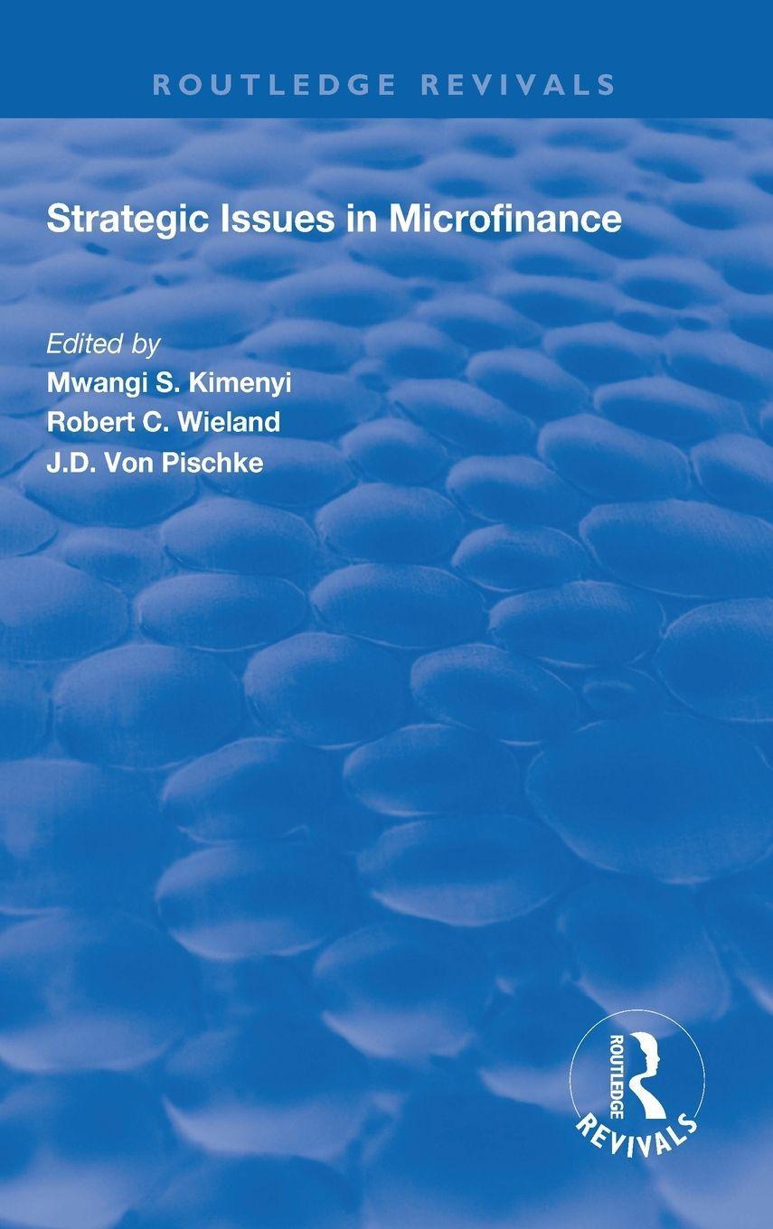 Strategic Issues in Microfinance