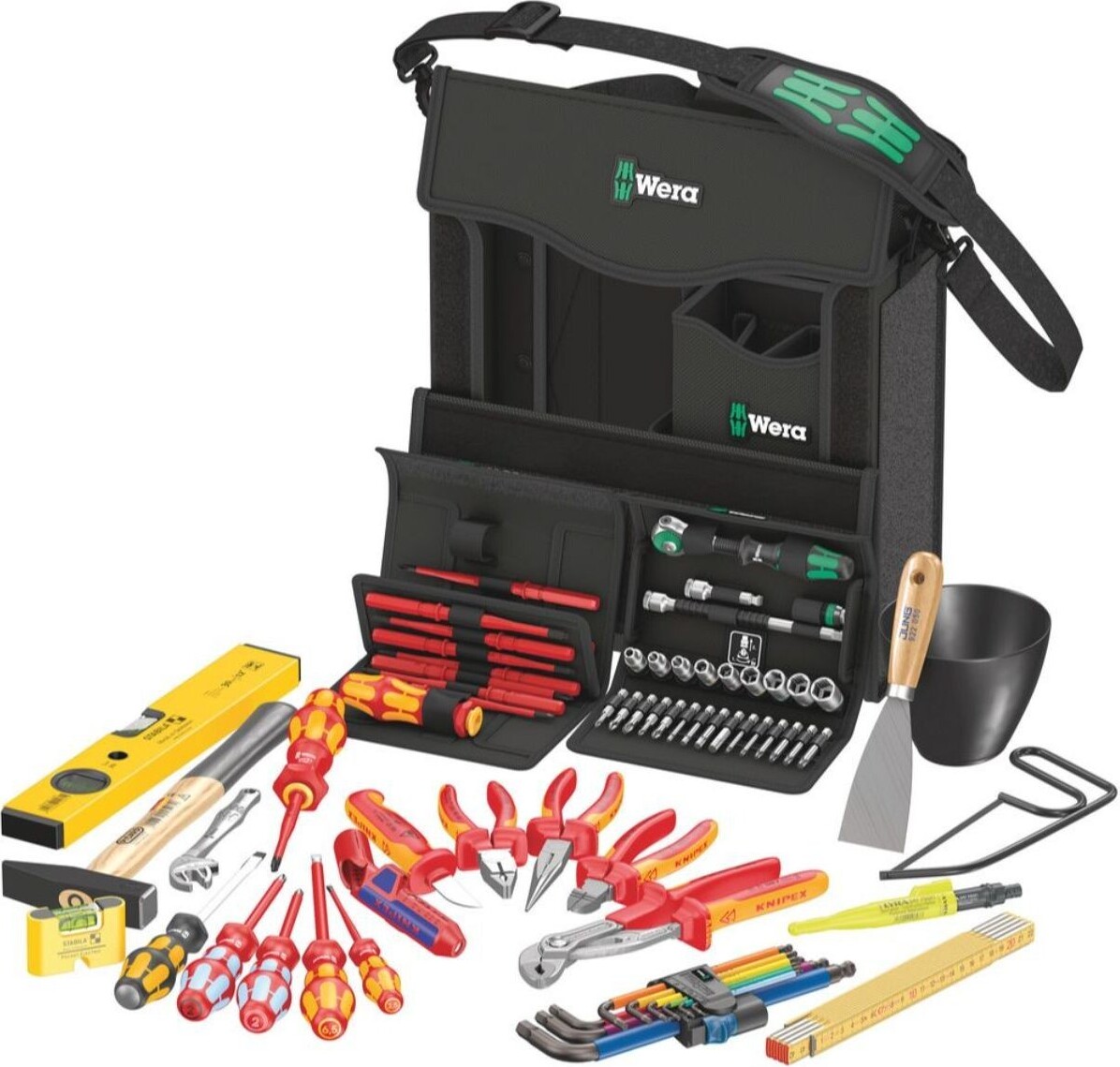 Wera 2go E 1 Werkzeugsatz für Elektroinstallationen 05134025001