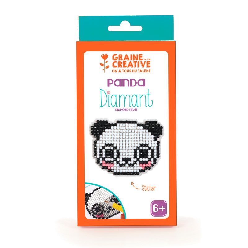 Graine Créative Bausatz Diamant-Malerei - Panda 750218