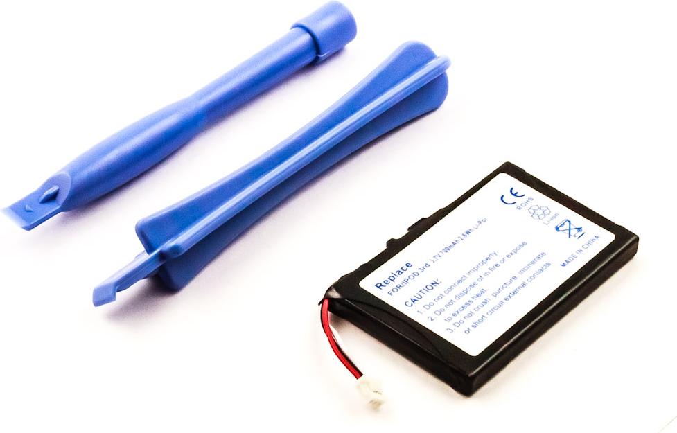 ECO Akku für APPLE IPOD 40GB M9245LL/A, IPOD 3G, IPOD 30GB ersetzt E225846, 616-0159 30142