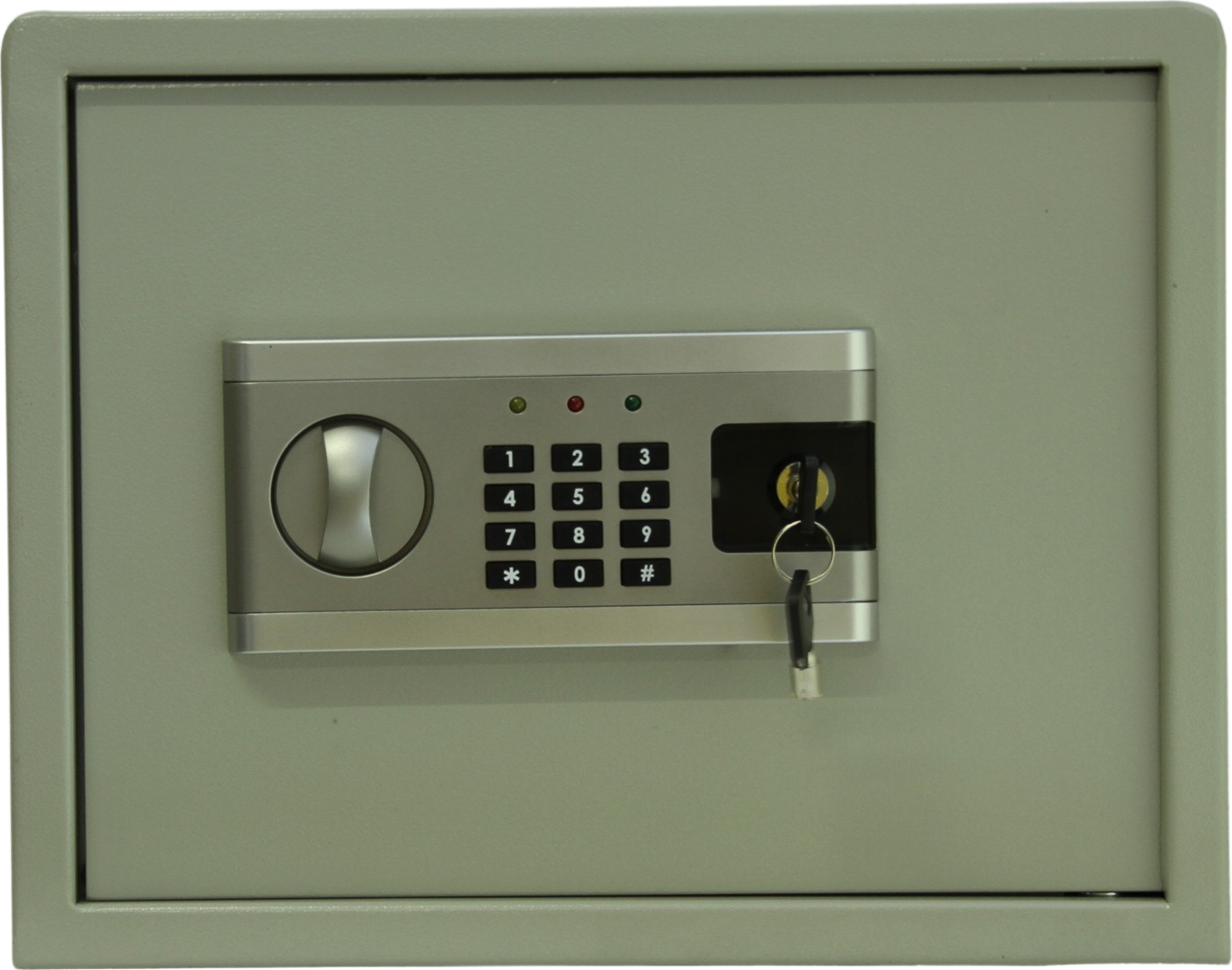 Helo Tresor Safe Elektronischer Möbeltresor Wandtresor Geldschrank Dokumententresor L - C3 silber NEW-6792