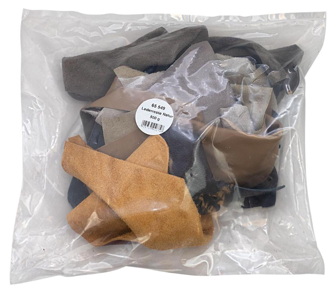ARTIDEE 17,80 € / 1 kg Lederreste natur 500g