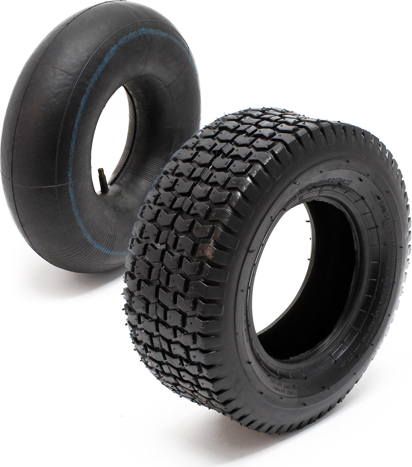 Pneumatiky Wiltec pre kosačky s pojazdom 15x6.00-6 4pr s vnútornou dušou a rovným ventilom Kompletné koleso trávnikového traktora