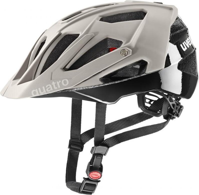 Helm Uvex Quatro CC Eiche braun-schwarz matt größe 56-61 cm S41.0.026.0417
