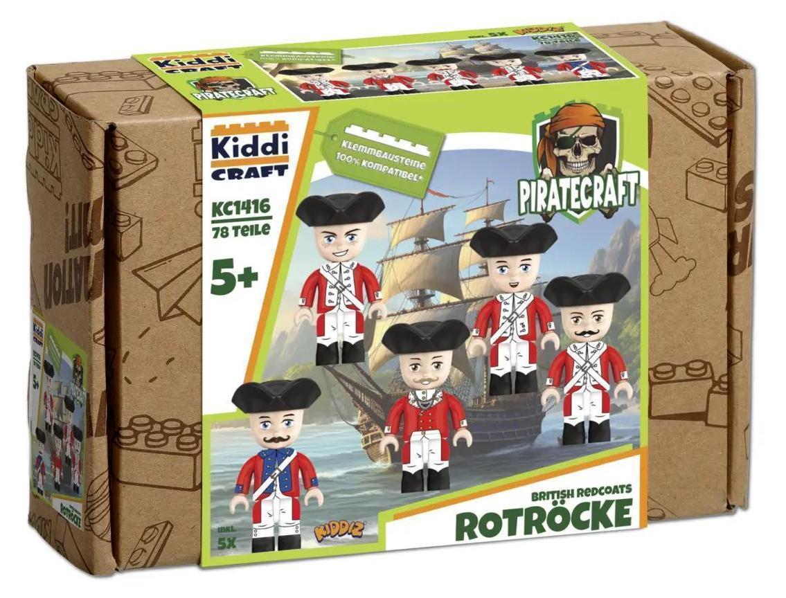 KiddiCraft KC1416 Figuren-Pack: Rotröcke Soldaten / British Redcoats