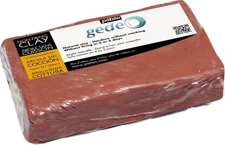 Pébéo Pebeo Gedeo Selbsthärtender Ton, 1,5 kg, Rot PEB 766301