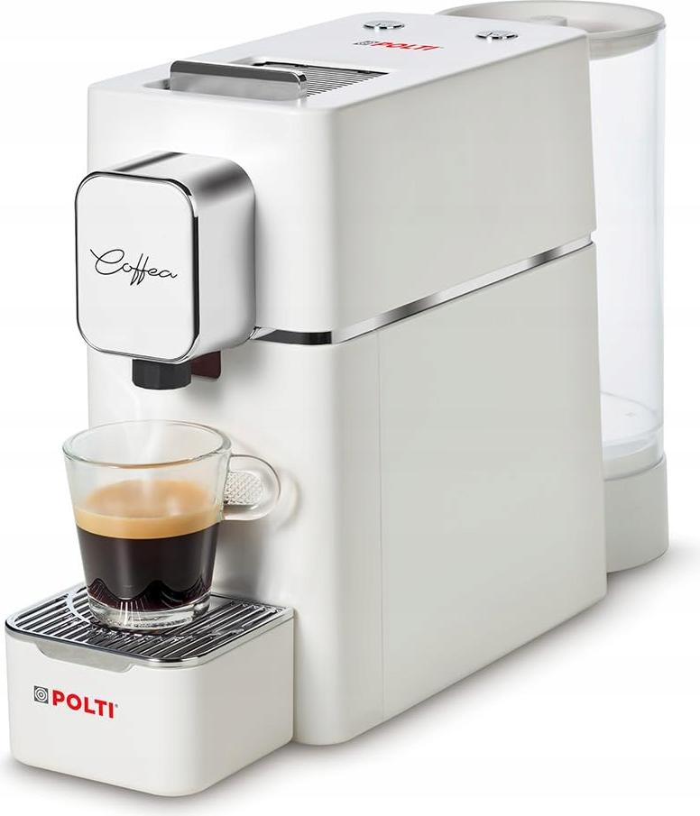 Polti S15W, Espresso kávovar, 0,85 L, kávový sáčok, Biela