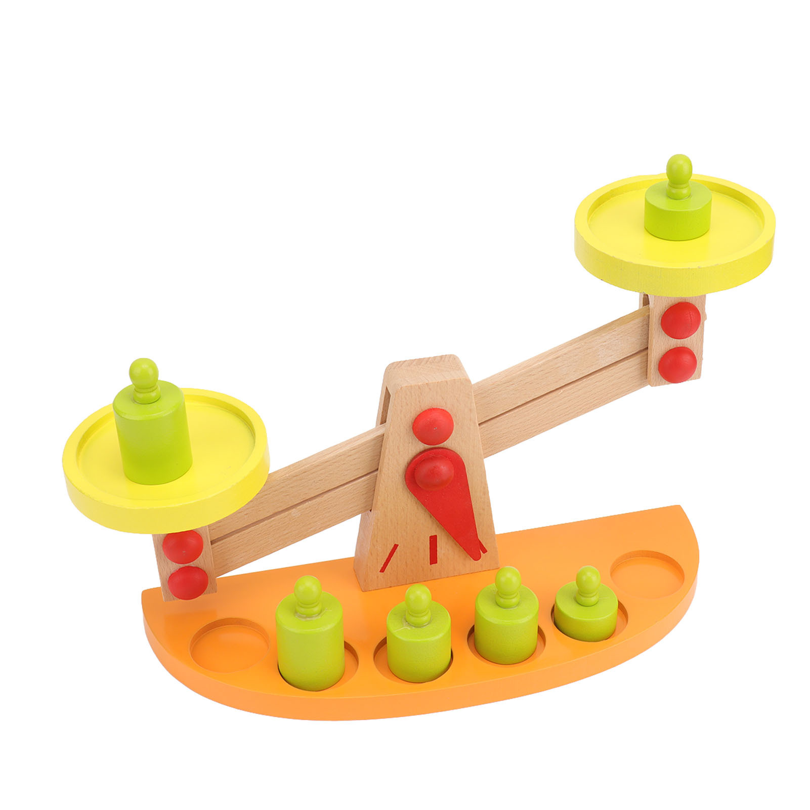 Cocosity Kleinkind-Waage Spiel,Kleinkind-Waage Mathe-Spielzeug,Kleinkind-Waage Zählspielzeug,Kleinkind-Waage Balance-Spielzeug,Holzwaage Balance T Oy,Kleinkind-Lernspielzeug